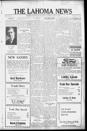 The Lahoma News (Lahoma, Okla.), Vol. 2, No. 17, Ed. 1 Friday, August 1, 1924