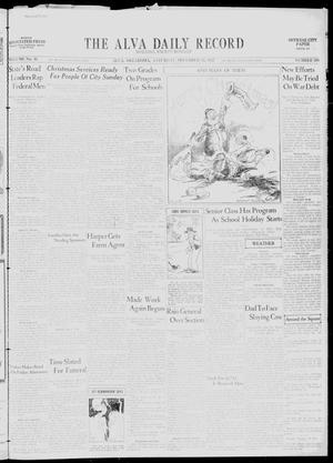 The Alva Daily Record (Alva, Okla.), Vol. 30, No. 309, Ed. 1 Saturday, December 24, 1932