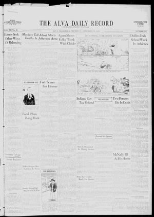 The Alva Daily Record (Alva, Okla.), Vol. 30, No. 312, Ed. 1 Thursday, December 29, 1932