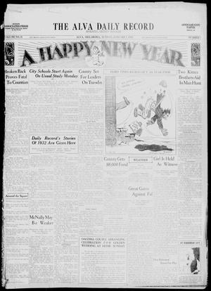The Alva Daily Record (Alva, Okla.), Vol. 31, No. 1, Ed. 1 Sunday, January 1, 1933