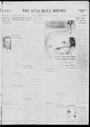 The Alva Daily Record (Alva, Okla.), Vol. 31, No. 8, Ed. 1 Tuesday, January 10, 1933
