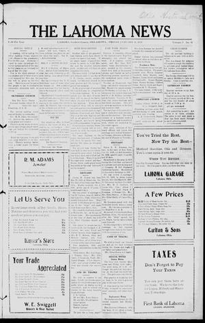 The Lahoma News (Lahoma, Okla.), Vol. 3, No. 41, Ed. 1 Friday, January 15, 1926