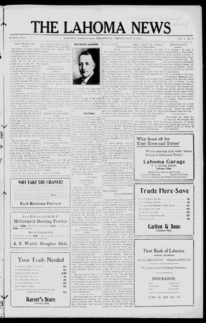 Primary view of object titled 'The Lahoma News (Lahoma, Okla.), Vol. 4, No. 8, Ed. 1 Friday, May 28, 1926'.