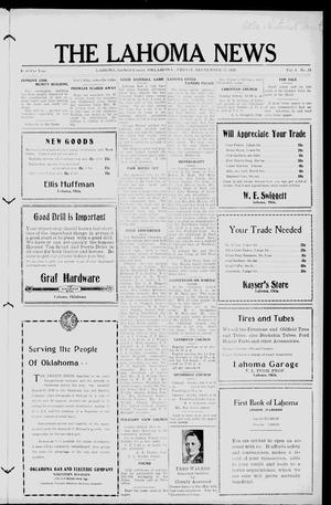 The Lahoma News (Lahoma, Okla.), Vol. 4, No. 24, Ed. 1 Friday, September 17, 1926