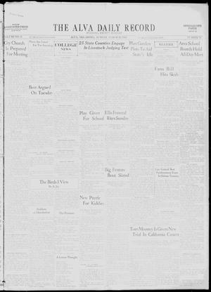 The Alva Daily Record (Alva, Okla.), Vol. 31, No. 73, Ed. 1 Sunday, March 26, 1933