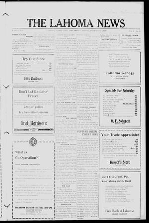 The Lahoma News (Lahoma, Okla.), Vol. 4, No. 35, Ed. 1 Friday, December 3, 1926