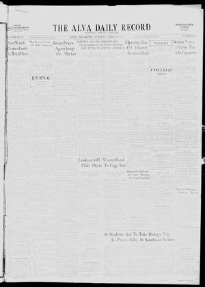 The Alva Daily Record (Alva, Okla.), Vol. 31, No. 94, Ed. 1 Tuesday, April 18, 1933