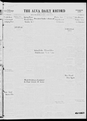 The Alva Daily Record (Alva, Okla.), Vol. 31, No. 105, Ed. 1 Sunday, April 30, 1933