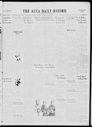 The Alva Daily Record (Alva, Okla.), Vol. 31, No. 118, Ed. 1 Tuesday, May 16, 1933