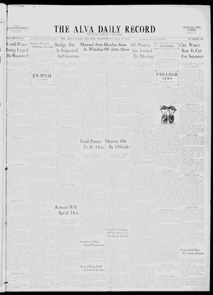 The Alva Daily Record (Alva, Okla.), Vol. 31, No. 119, Ed. 1 Wednesday, May 17, 1933