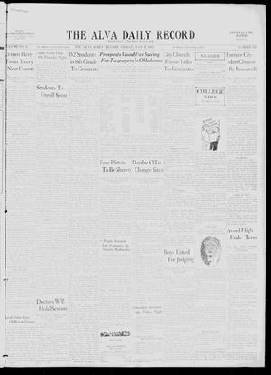 The Alva Daily Record (Alva, Okla.), Vol. 31, No. 121, Ed. 1 Friday, May 19, 1933