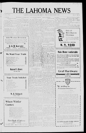 The Lahoma News (Lahoma, Okla.), Vol. 5, No. 36, Ed. 1 Friday, December 9, 1927
