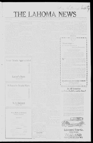 The Lahoma News (Lahoma, Okla.), Vol. 5, No. 41, Ed. 1 Friday, January 13, 1928