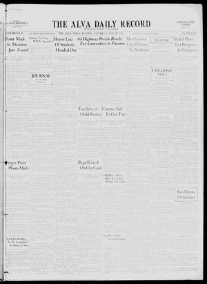 The Alva Daily Record (Alva, Okla.), Vol. 31, No. 122, Ed. 1 Saturday, May 20, 1933