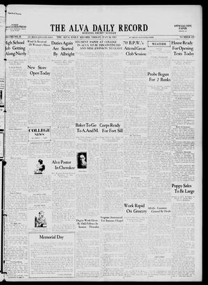The Alva Daily Record (Alva, Okla.), Vol. 31, No. 127, Ed. 1 Friday, May 26, 1933