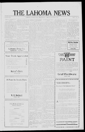 The Lahoma News (Lahoma, Okla.), Vol. 5, No. 49, Ed. 1 Friday, March 9, 1928