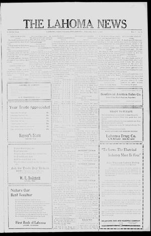 The Lahoma News (Lahoma, Okla.), Vol. 6, No. 5, Ed. 1 Friday, May 4, 1928