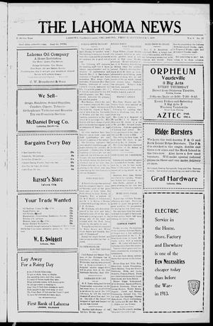 The Lahoma News (Lahoma, Okla.), Vol. 6, No. 23, Ed. 1 Friday, September 7, 1928