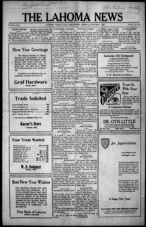 The Lahoma News (Lahoma, Okla.), Vol. 6, No. 40, Ed. 1 Friday, January 4, 1929