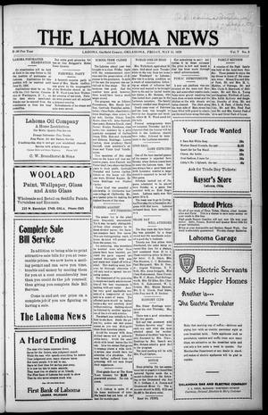 The Lahoma News (Lahoma, Okla.), Vol. 7, No. 9, Ed. 1 Friday, May 31, 1929