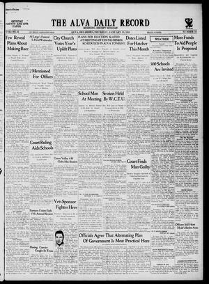 The Alva Daily Record (Alva, Okla.), Vol. 32, No. 15, Ed. 1 Thursday, January 18, 1934
