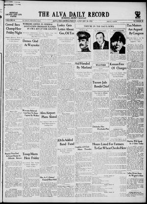 The Alva Daily Record (Alva, Okla.), Vol. 32, No. 22, Ed. 1 Friday, January 26, 1934