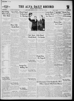 The Alva Daily Record (Alva, Okla.), Vol. 32, No. 23, Ed. 1 Saturday, January 27, 1934