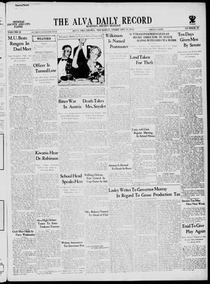 The Alva Daily Record (Alva, Okla.), Vol. 32, No. 39, Ed. 1 Thursday, February 15, 1934
