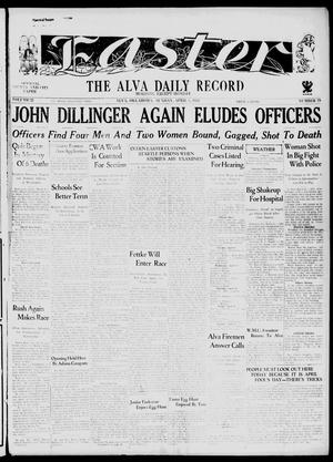 The Alva Daily Record (Alva, Okla.), Vol. 32, No. 79, Ed. 1 Sunday, April 1, 1934