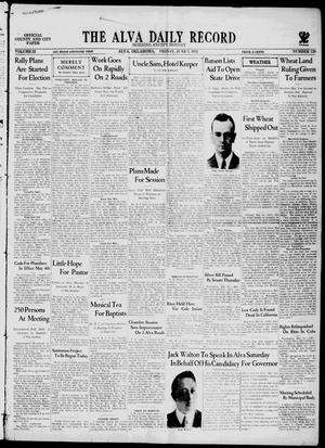 The Alva Daily Record (Alva, Okla.), Vol. 32, No. 128, Ed. 1 Friday, June 1, 1934