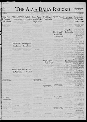 The Alva Daily Record (Alva, Okla.), Vol. 33, No. 123, Ed. 1 Thursday, May 23, 1935