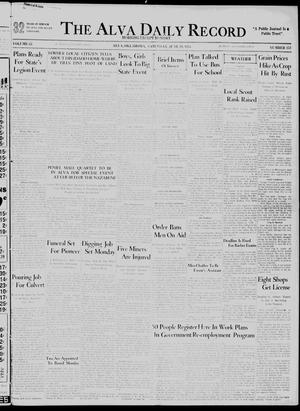 The Alva Daily Record (Alva, Okla.), Vol. 33, No. 153, Ed. 1 Saturday, June 29, 1935