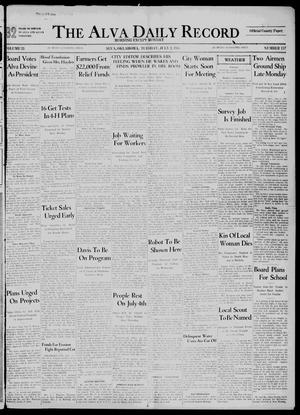 The Alva Daily Record (Alva, Okla.), Vol. 33, No. 155, Ed. 1 Tuesday, July 2, 1935
