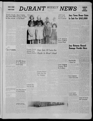 Durant Weekly News and Bryan County Democrat (Durant, Okla.), Vol. 60, No. 19, Ed. 1 Friday, March 28, 1958