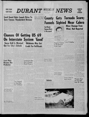 Durant Weekly News and Bryan County Democrat (Durant, Okla.), Vol. 60, No. 20, Ed. 1 Friday, April 4, 1958