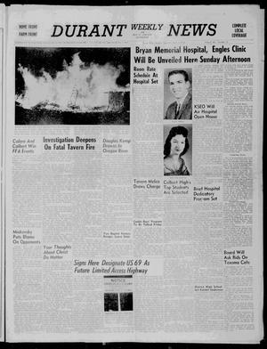 Durant Weekly News and Bryan County Democrat (Durant, Okla.), Vol. 60, No. 21, Ed. 1 Friday, April 11, 1958