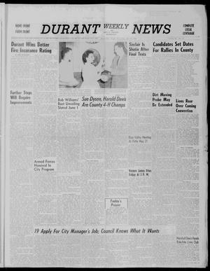Durant Weekly News and Bryan County Democrat (Durant, Okla.), Vol. 60, No. 27, Ed. 1 Friday, May 23, 1958