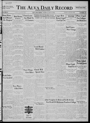The Alva Daily Record (Alva, Okla.), Vol. 33, No. 172, Ed. 1 Sunday, July 21, 1935