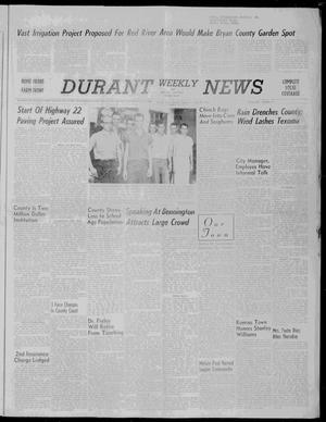 Durant Weekly News and Bryan County Democrat (Durant, Okla.), Vol. 60, No. 31, Ed. 1 Friday, June 20, 1958