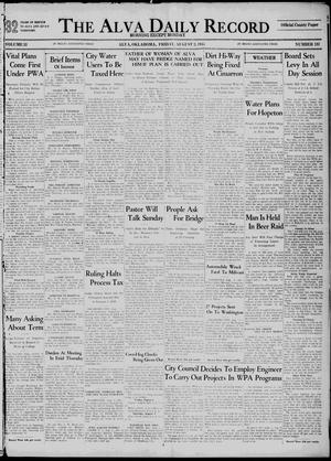 The Alva Daily Record (Alva, Okla.), Vol. 33, No. 181, Ed. 1 Friday, August 2, 1935