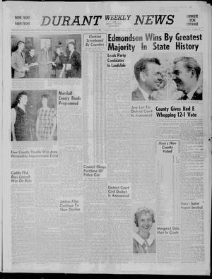 Durant Weekly News and Bryan County Democrat (Durant, Okla.), Vol. 60, No. 51, Ed. 1 Friday, November 7, 1958
