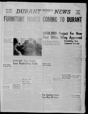 Durant Weekly News and Bryan County Democrat (Durant, Okla.), Vol. 63, No. 22, Ed. 1 Friday, April 17, 1959