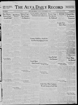 The Alva Daily Record (Alva, Okla.), Vol. 33, No. 219, Ed. 1 Sunday, September 15, 1935