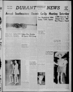 Durant Weekly News and Bryan County Democrat (Durant, Okla.), Vol. 63, No. 39, Ed. 1 Friday, August 14, 1959
