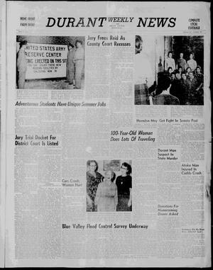 Durant Weekly News and Bryan County Democrat (Durant, Okla.), Vol. 63, No. 50, Ed. 1 Friday, October 30, 1959
