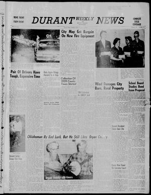 Durant Weekly News and Bryan County Democrat (Durant, Okla.), Vol. 63, No. 51, Ed. 1 Friday, November 6, 1959