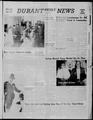 Durant Weekly News and Bryan County Democrat (Durant, Okla.), Vol. 64, No. 3, Ed. 1 Friday, December 4, 1959