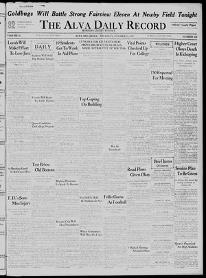 The Alva Daily Record (Alva, Okla.), Vol. 33, No. 240, Ed. 1 Thursday, October 10, 1935