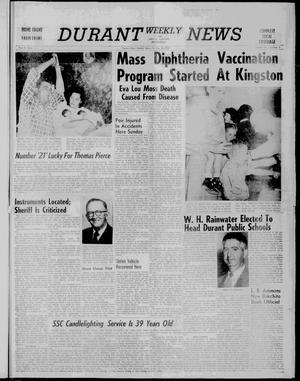 Durant Weekly News and Bryan County Democrat (Durant, Okla.), Vol. 64, No. 5, Ed. 1 Friday, December 18, 1959