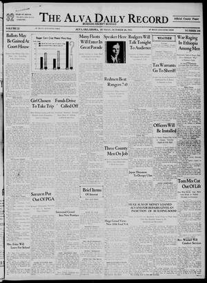 The Alva Daily Record (Alva, Okla.), Vol. 33, No. 249, Ed. 1 Sunday, October 20, 1935